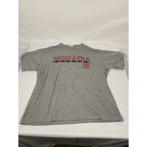 Nebraska Huskers T-Shirt Mens XL Gray Briar Creek Sportswear NCAA Fan Apparel